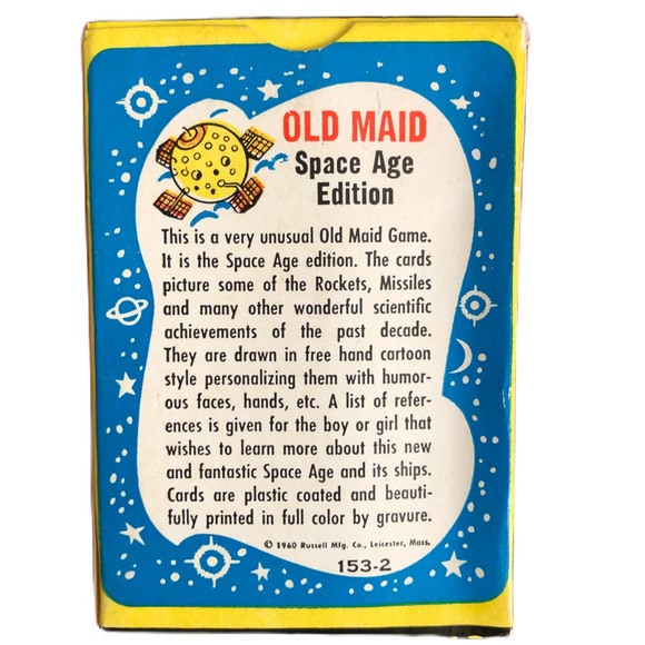 Vintage Old Maid Cards Space Age Edition - Picture 4 of 4